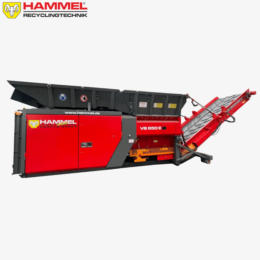 hammel electric twin shaft shredder