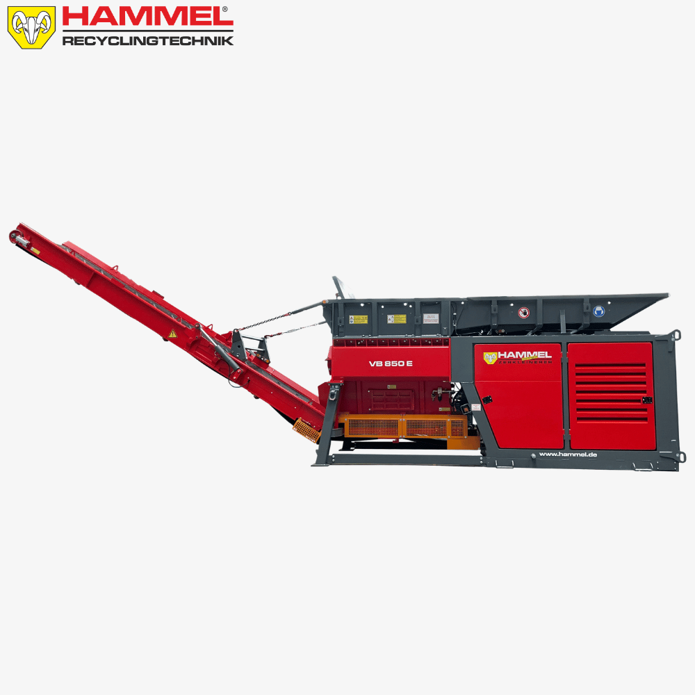 hammel electric twin shaft shredder